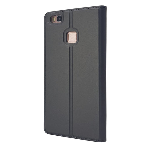 Magnetic Attraction Card Holder Leather Phone Shell for Huawei P9 Lite / G9 Lite