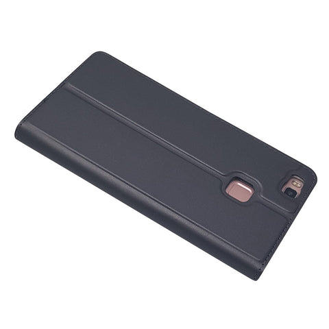 Magnetic Attraction Card Holder Leather Phone Shell for Huawei P9 Lite / G9 Lite