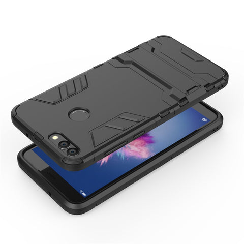Cool Guard Plastic TPU Protective Mobile Phone Shell with Kickstand for Huawei P Smart / Enjoy 7S