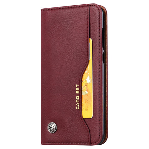 Auto-absorbed Leather Wallet Stand Shell for Huawei Honor 9 Lite / Honor 9 Youth Edition