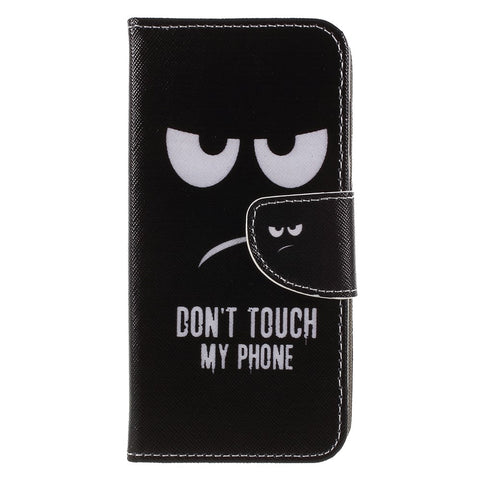 Cross Texture Pattern Printing Leather Wallet Folio Cover for Huawei Honor 9 Lite / Honor 9 Youth Edition