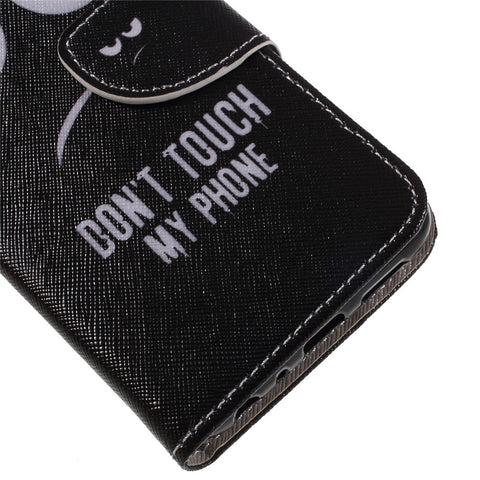 Cross Texture Pattern Printing Leather Wallet Folio Cover for Huawei Honor 9 Lite / Honor 9 Youth Edition