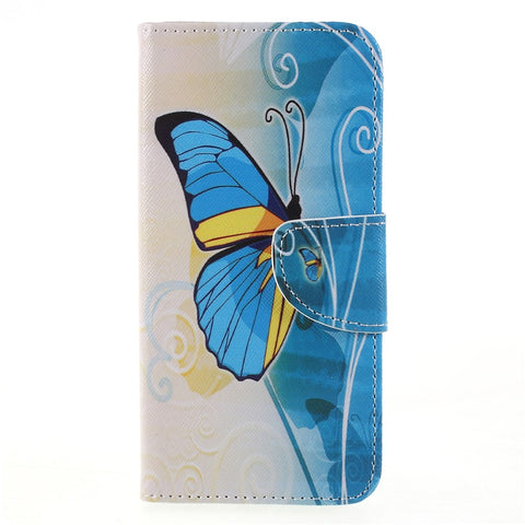 Cross Texture Pattern Printing Leather Wallet Folio Cover for Huawei Honor 9 Lite / Honor 9 Youth Edition