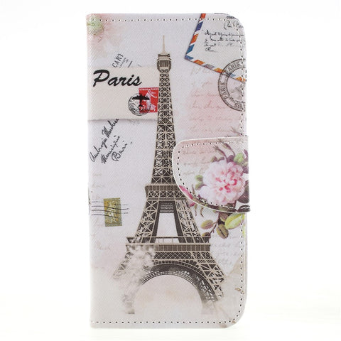 Cross Texture Pattern Printing Leather Wallet Folio Cover for Huawei Honor 9 Lite / Honor 9 Youth Edition