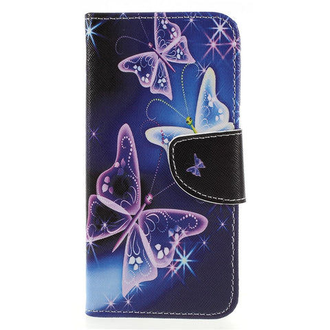 Cross Texture Pattern Printing Leather Wallet Folio Cover for Huawei Honor 9 Lite / Honor 9 Youth Edition