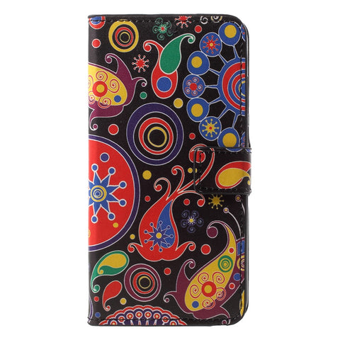 Pattern Printing Wallet Stand Leather Cover for Huawei P20