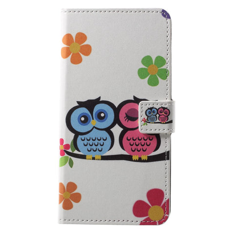 Pattern Printing Wallet Stand Leather Cover for Huawei P20
