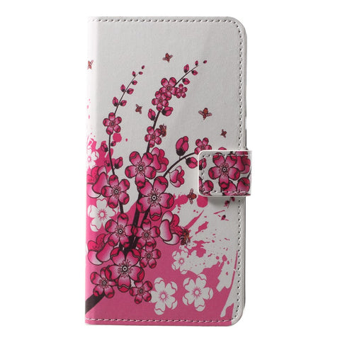 Pattern Printing Wallet Stand Leather Cover for Huawei P20