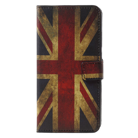 Pattern Printing Wallet Stand Leather Cover for Huawei P20