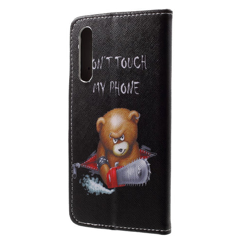 Pattern Printing Leather Wallet Shell Case for Huawei P20
