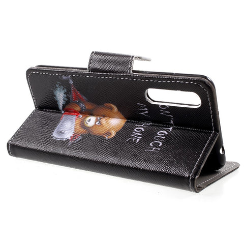 Pattern Printing Leather Wallet Shell Case for Huawei P20