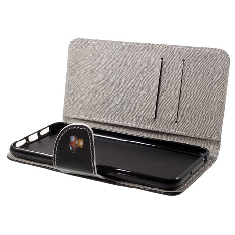 Pattern Printing Leather Wallet Shell Case for Huawei P20