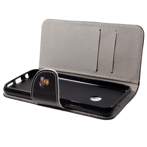 For Huawei P20 Lite / Nova 3e Pattern Printing Leather Wallet Protection Cover