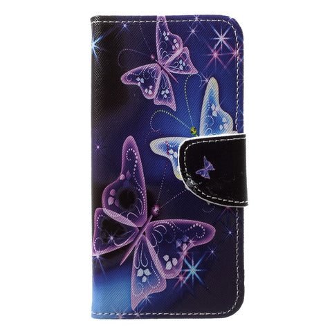 For Huawei P20 Lite / Nova 3e Pattern Printing Leather Wallet Protection Cover