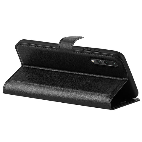 For Huawei P20 Litchi Texture Wallet Stand Leather Phone Accessory Case