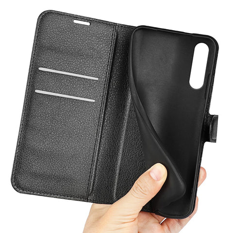For Huawei P20 Litchi Texture Wallet Stand Leather Phone Accessory Case