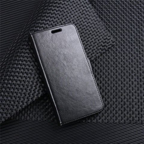 Crazy Horse Magnetic Leather Stand Cover for Huawei P20