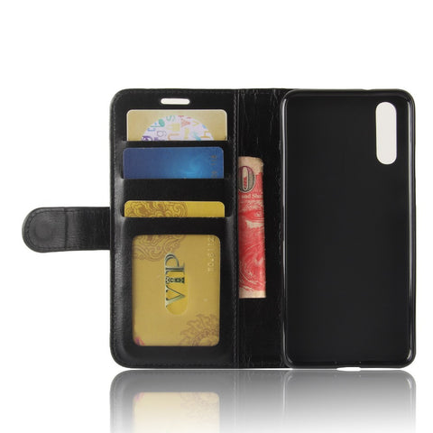 Crazy Horse Magnetic Leather Stand Cover for Huawei P20