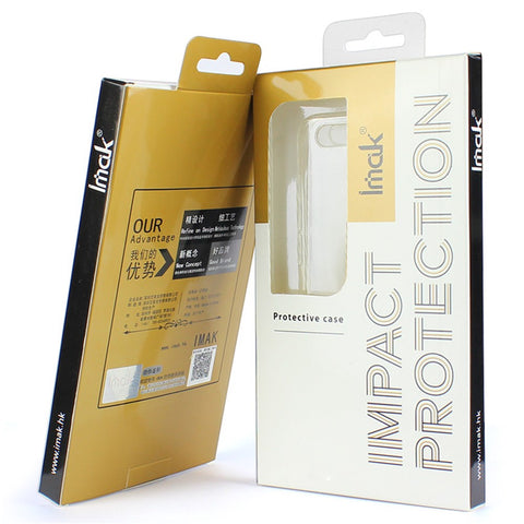 IMAK Stealth Case Clear 0.7mm TPU Back Case + Screen Protector for Huawei P20 Pro