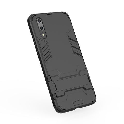 Cool Guard Kickstand Hybrid PC TPU Mobile Cover for Huawei P20