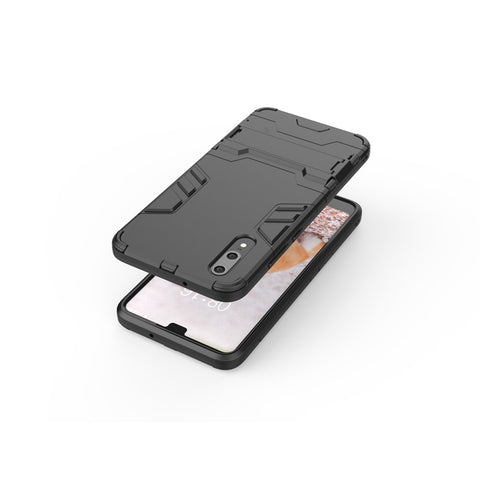 Cool Guard Kickstand Hybrid PC TPU Mobile Cover for Huawei P20