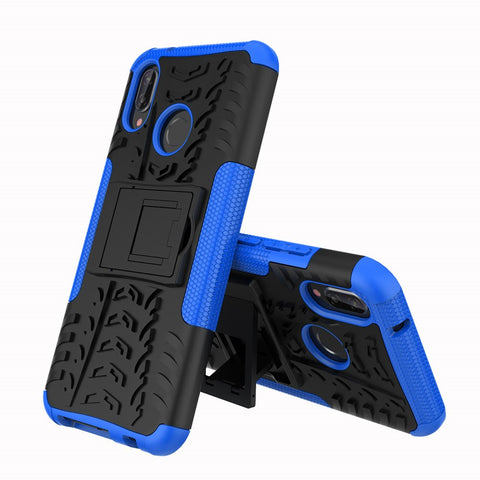 Anti-slip PC + TPU Hybrid Kickstand Case for Huawei P20 Lite / Nova 3e