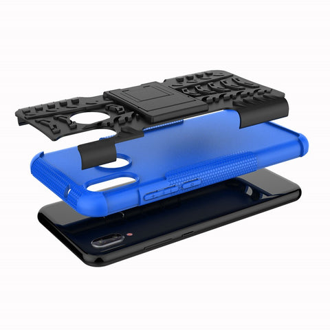 Anti-slip PC + TPU Hybrid Kickstand Case for Huawei P20 Lite / Nova 3e