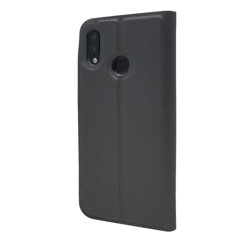 Auto-absorbed Stand Leather Card Holder Cellphone Case for Huawei P20 Lite / Nova 3e