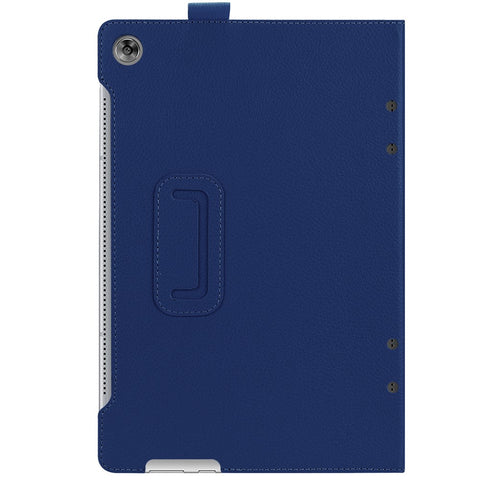 Litchi Skin PU Leather Case with Stand for Huawei MediaPad M5 10 / M5 10 (Pro)