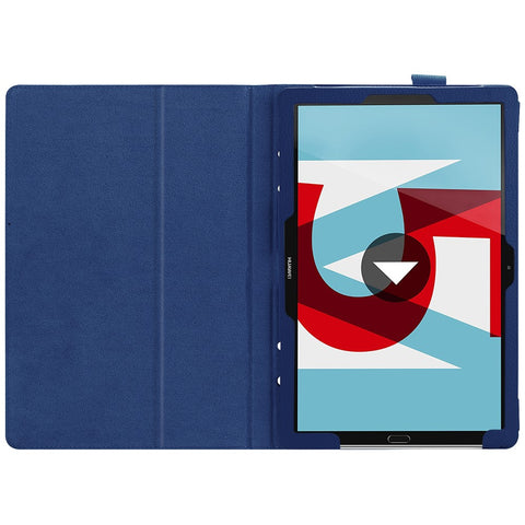 Litchi Skin PU Leather Case with Stand for Huawei MediaPad M5 10 / M5 10 (Pro)