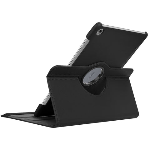 Litchi Grain Leather Stand Tablet Casing for Huawei Mediapad M5 10 / M5 10 (Pro) with Elastic Band