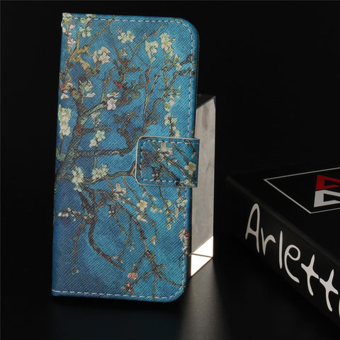 Patterned Wallet Stand PU Leather Shell for Huawei P Smart / Enjoy 7S