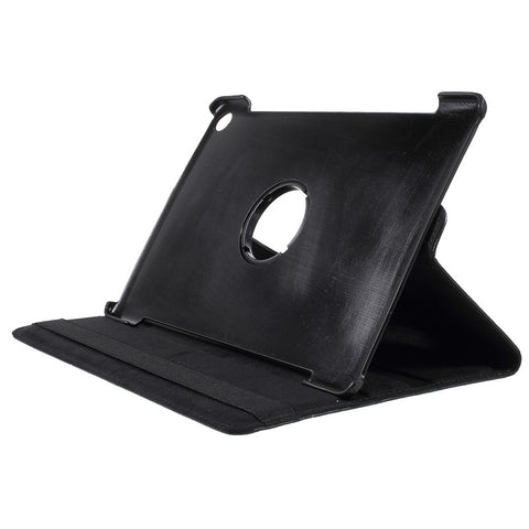 Litchi Texture Leather Case with Rotating Stand for Huawei Mediapad M5 10 / M5 10 (Pro)