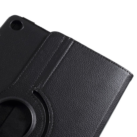Litchi Texture Leather Case with Rotating Stand for Huawei Mediapad M5 10 / M5 10 (Pro)