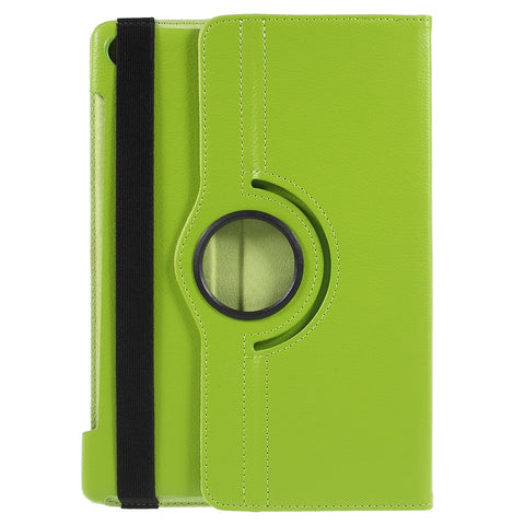 Litchi Texture Leather Case with Rotating Stand for Huawei Mediapad M5 10 / M5 10 (Pro)