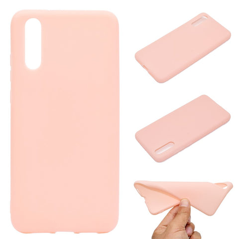 For Huawei P20 Solid Color Frosted Soft TPU Phone Case Shell