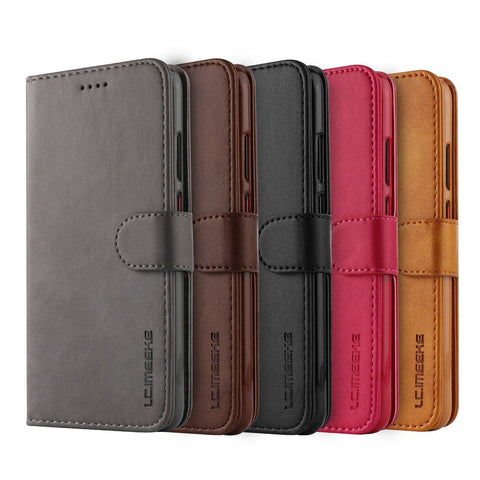 LC.IMEEKE Wallet Stand Leather Phone Cover for Huawei P20