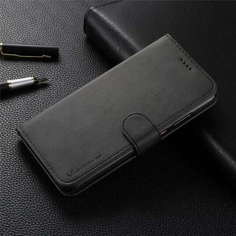 LC.IMEEKE Wallet Stand Leather Phone Cover for Huawei P20