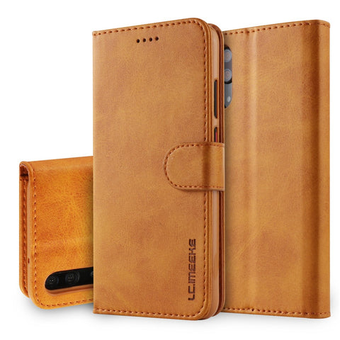 LC.IMEEKE Wallet Stand Leather Phone Cover for Huawei P20
