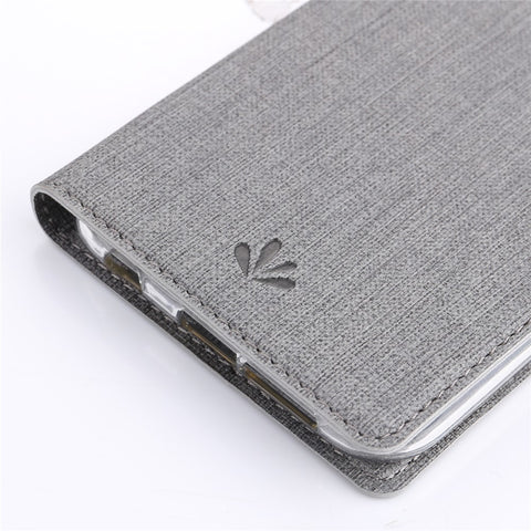 VILI DMX Auto-absorbed PU Leather Phone Casing for Huawei P20 Lite / Nova 3e