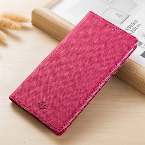 VILI DMX Auto-absorbed PU Leather Phone Casing for Huawei P20 Lite / Nova 3e