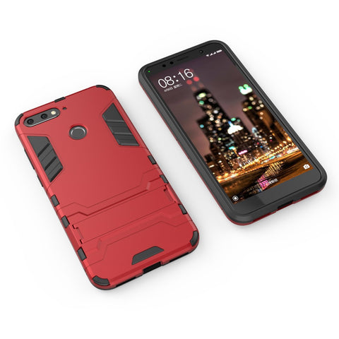 Cool Guard PC TPU Kickstand Cover for Huawei Honor 7A (with Fingerprint Sensor)/Honor 7A Pro/Enjoy 8e
