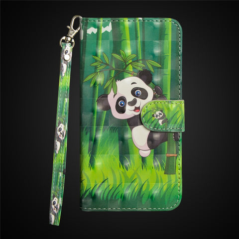 Pattern Printing Wallet Leather Stand Cover for Huawei P20 Lite / Nova 3e