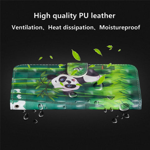 Pattern Printing Wallet Leather Stand Cover for Huawei P20 Lite / Nova 3e