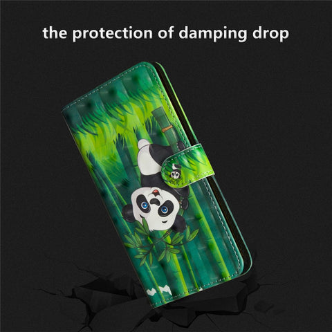 Pattern Printing Wallet Leather Stand Cover for Huawei P20 Lite / Nova 3e