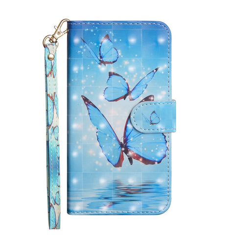 Pattern Printing Wallet Leather Stand Cover for Huawei P20 Lite / Nova 3e