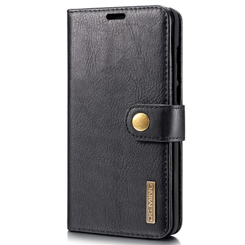 DG.MING For Huawei P20 Pro Detachable 2-in-1 Anti-scratch Split Leather Wallet Shell + PC Back Case