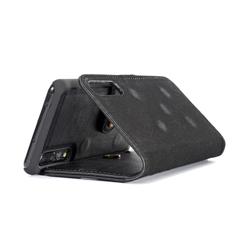 DG.MING For Huawei P20 Pro Detachable 2-in-1 Anti-scratch Split Leather Wallet Shell + PC Back Case