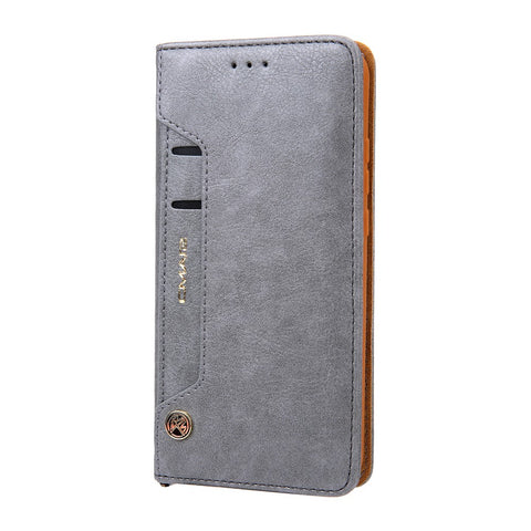 CMAI2 PU Leather Card Slots Folio Protective Case with Stand for Huawei P20