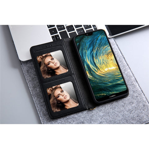 CMAI2 PU Leather Card Slots Mobile Casing for Huawei P20 Lite / Nova 3e (China)